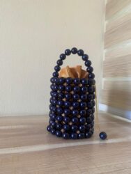 Glitz bucket bag (Navy blue)