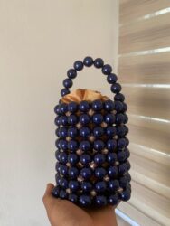 Glitz bucket bag (Navy blue)